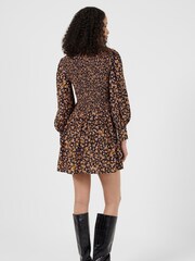 French Connection Blue Berrit Colette Crepe Dress - Image 3 of 5