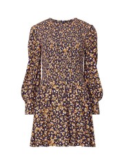 French Connection Blue Berrit Colette Crepe Dress - Image 5 of 5