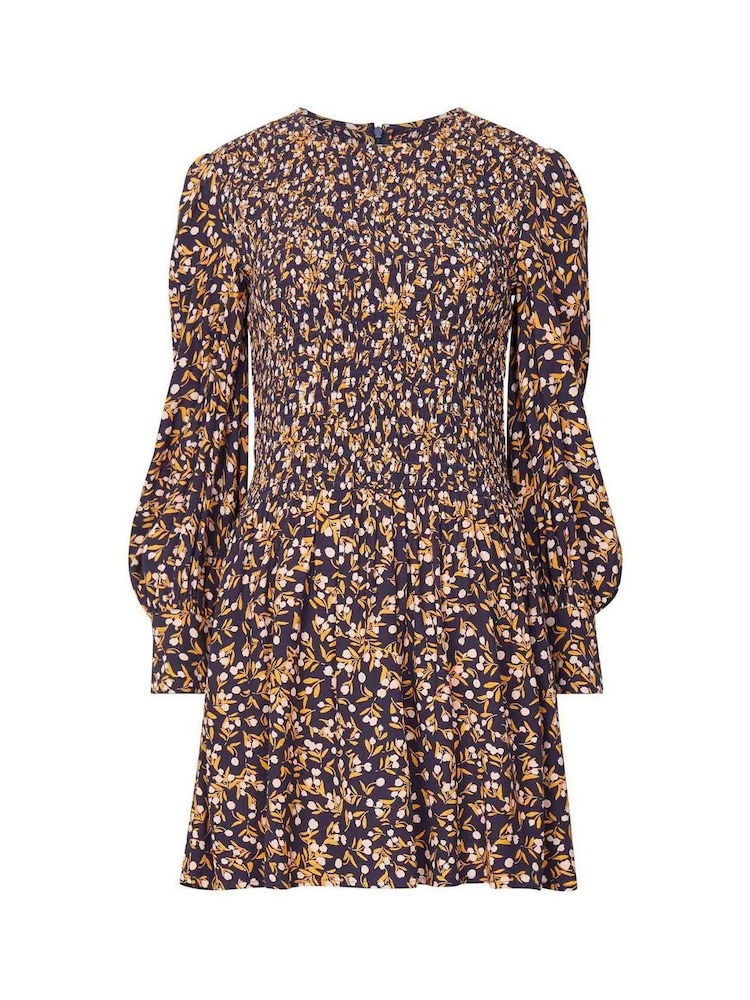 French Connection Blue Berrit Colette Crepe Dress - Image 5 of 5 French Connection Blue Berrit Colette Crepe Dress - Image 5 of 5