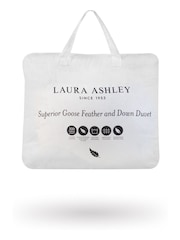 Laura Ashley White Superior Goose Feather and Down Duvet 10.5 Tog - Image 4 of 5
