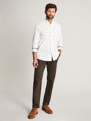 Joules Stamford Khaki Green Slim Fit Chinos - Image 3 of 6