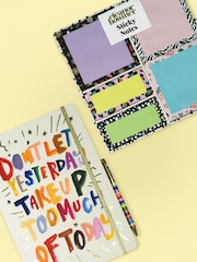 Eleanor Bowmer Multi Positivity Notebook With Sticky Notes Set - Image 1 of 2