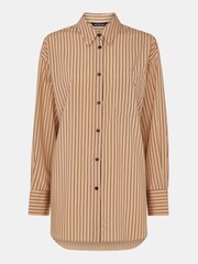 Whistles Natural Stripe Oversized Shirt - Image 5 of 5
