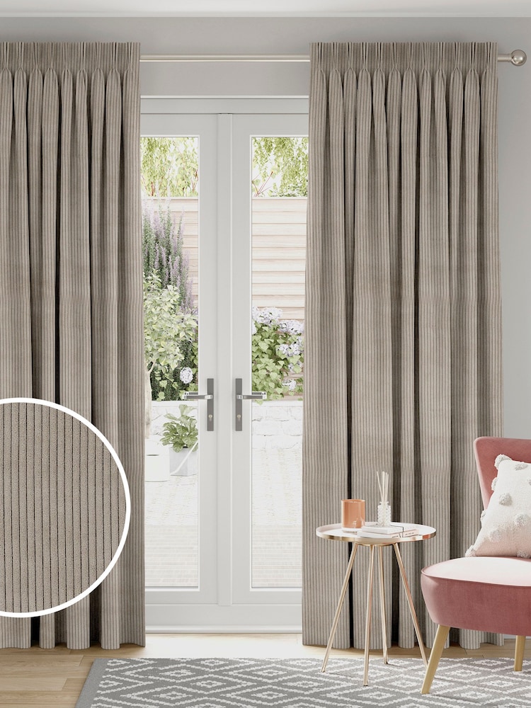 Stone Natural Jangga Made To Measure Curtains - Image 1 of 9