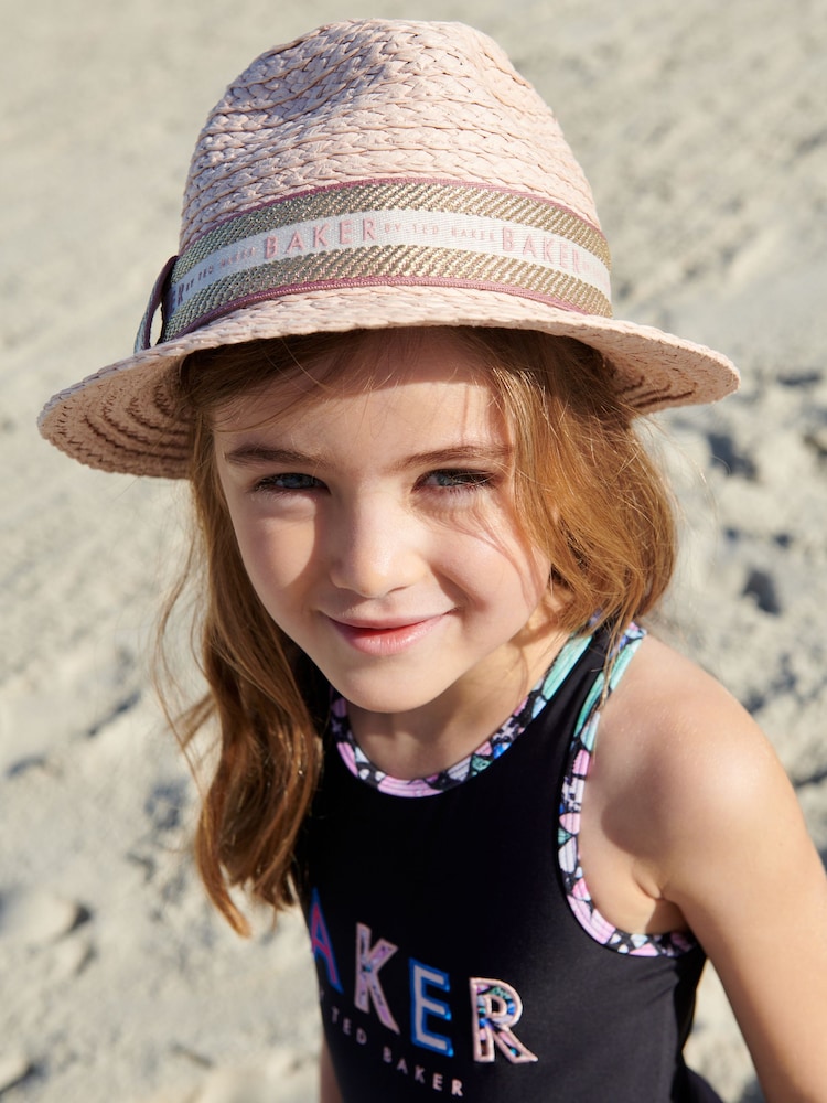 Baker by Ted Baker Black Logo Swimsuit - Image 1 of 5