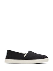 Toms Black Vegan Alpargata Cupsole Shoes - Image 1 of 5