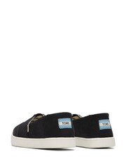 Toms Black Vegan Alpargata Cupsole Shoes - Image 3 of 5