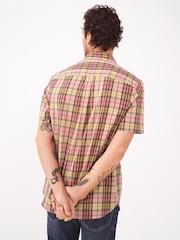 White Stuff Pink Clifton Madras Check Shirt - Image 2 of 6