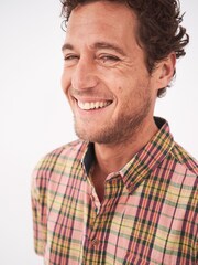 White Stuff Pink Clifton Madras Check Shirt - Image 3 of 6