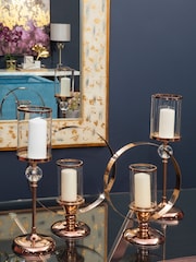 Fifty Five South Gold Crystal Candle Holder - Image 1 of 3