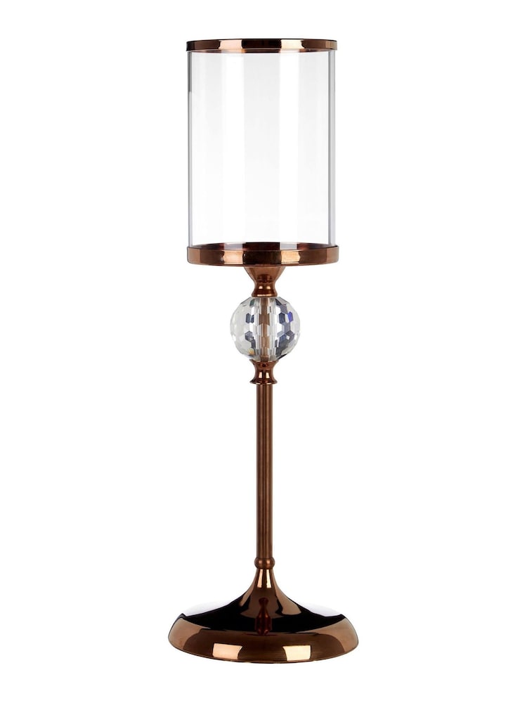 Fifty Five South Gold Crystal Candle Holder - Image 2 of 3