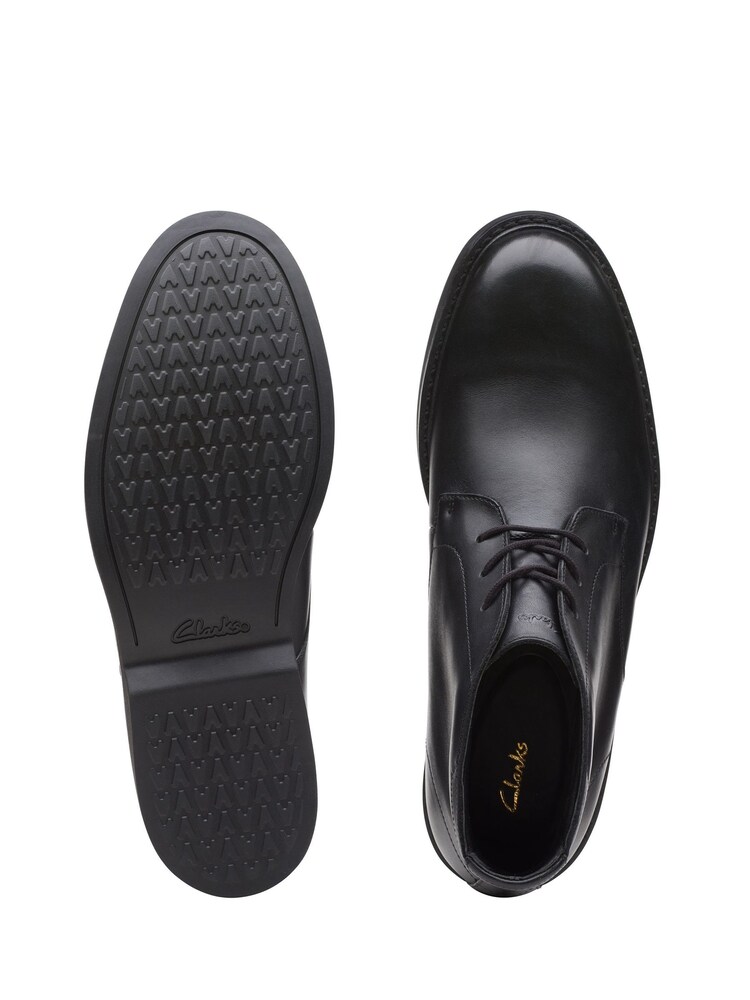 Clarks Black Leather Atticuslthigtx Boots - Image 7 of 7