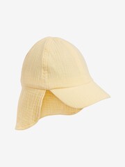 Yellow Cotton Legionnaire Cap (3mths-10yrs) - Image 3 of 4