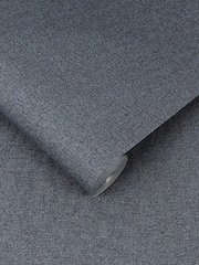 Graham & Brown Blue Twill Denim 10M Wallpaper - Image 3 of 3