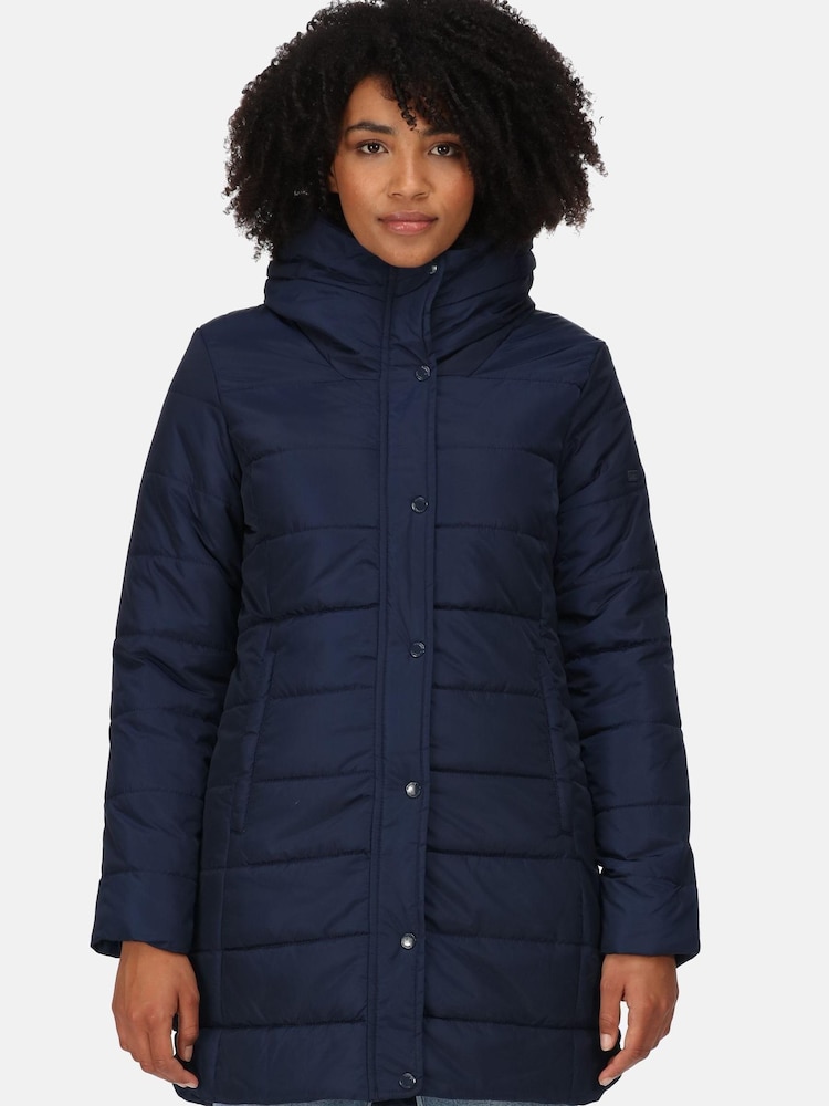 Regatta Pamelina Black Longline Insulated Jacket - Image 1 of 9