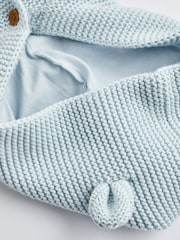 Pale Blue Baby Knitted Cardigan (0mths-3yrs) - Image 4 of 5