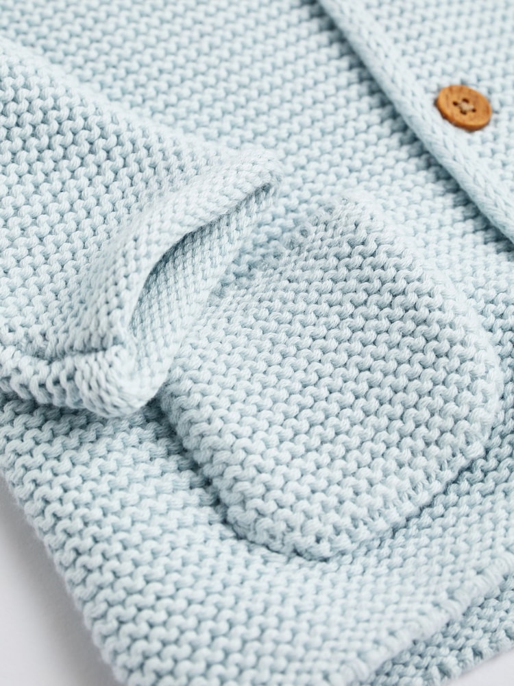 Pale Blue Baby Knitted Cardigan (0mths-3yrs) - Image 5 of 5