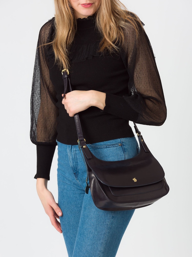 Conkca Ellipse Leather Cross-Body Bag - Image 1 of 6