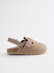 Stone Natural Leather Slip-On Clog Mules - Image 3 of 8