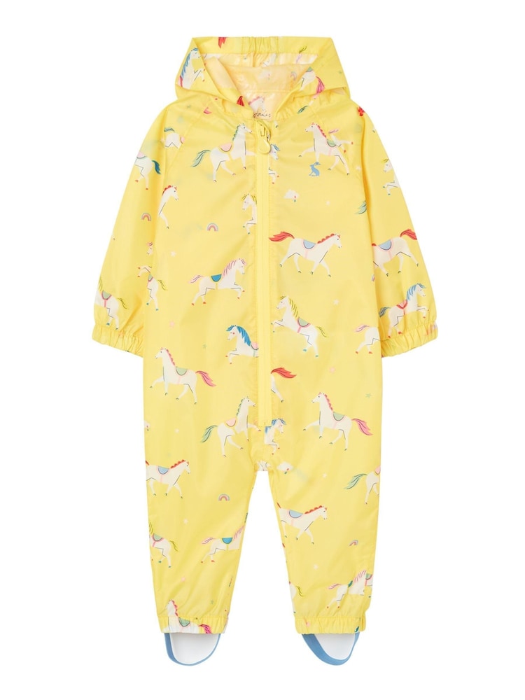 Joules Rumena vodoodporna reciklirana obleka Puddlesuit 1-3 let - Slika 1 iz 6