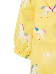 Joules Rumena vodoodporna reciklirana obleka Puddlesuit 1-3 let - Slika 4 iz 6