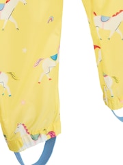 Joules Rumena vodoodporna reciklirana obleka Puddlesuit 1-3 let - Slika 5 iz 6