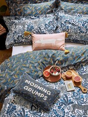 Scion Navy Blue Rumble In The Jungle Duvet Cover and Pillowcase Set - Image 1 of 5