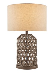 Village At Home Natural Beaton Woven Rattan Table Lamp - Image 2 of 2