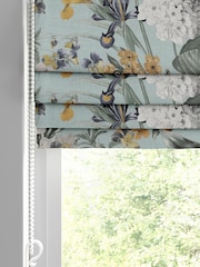 Graham & Brown Cream Morning Glasshouse Flora Made to Measure Roman 100% Cotton Blind - Image 2 of 6