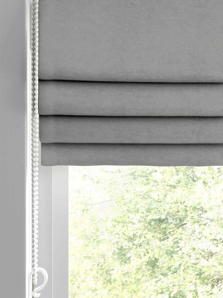 Slate Grey Abbott Made To Measure Roman Blinds - Image 2 of 6