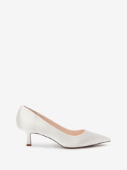 Ivory White Forever Comfort® Wedding Low Point Court Bridal Shoes - Image 4 of 7