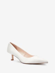 Ivory White Forever Comfort® Wedding Low Point Court Bridal Shoes - Image 5 of 7