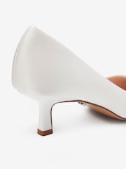 Ivory White Forever Comfort® Wedding Low Point Court Bridal Shoes - Image 7 of 7