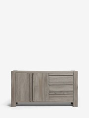 Grey Heath Oak Effect Large Sideboard - Image 6 of 11