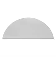 Libra Interiors Clear Half Moon Wall Mirror - Image 2 of 4