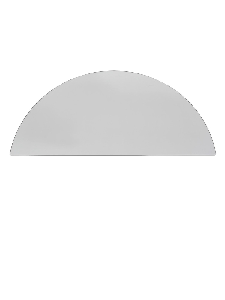Libra Interiors Clear Half Moon Wall Mirror - Image 2 of 4