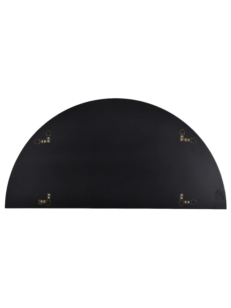 Libra Interiors Clear Half Moon Wall Mirror - Image 4 of 4