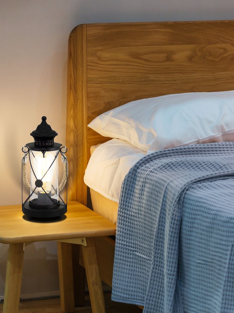 Eglo Black Bradford 1 Light Table Lamp - Image 1 of 3