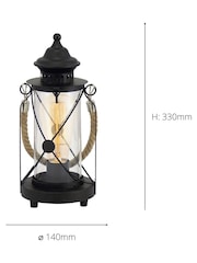 Eglo Black Bradford 1 Light Table Lamp - Image 3 of 3