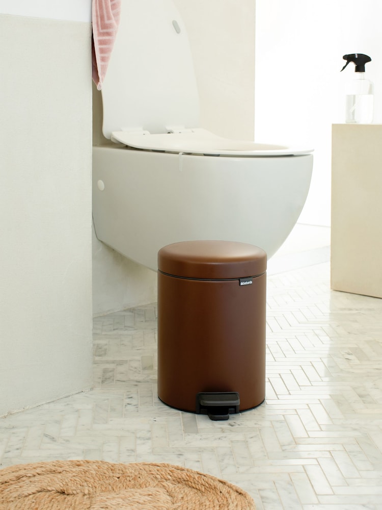 Brabantia Brown NewIcon 5L Pedal Bin - Image 1 of 6