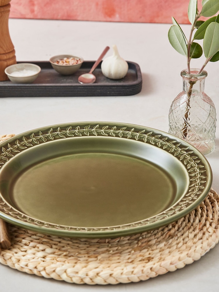 Portmeirion Green Botanic Garden Harmony Set of 4 Plates - Image 2 of 6