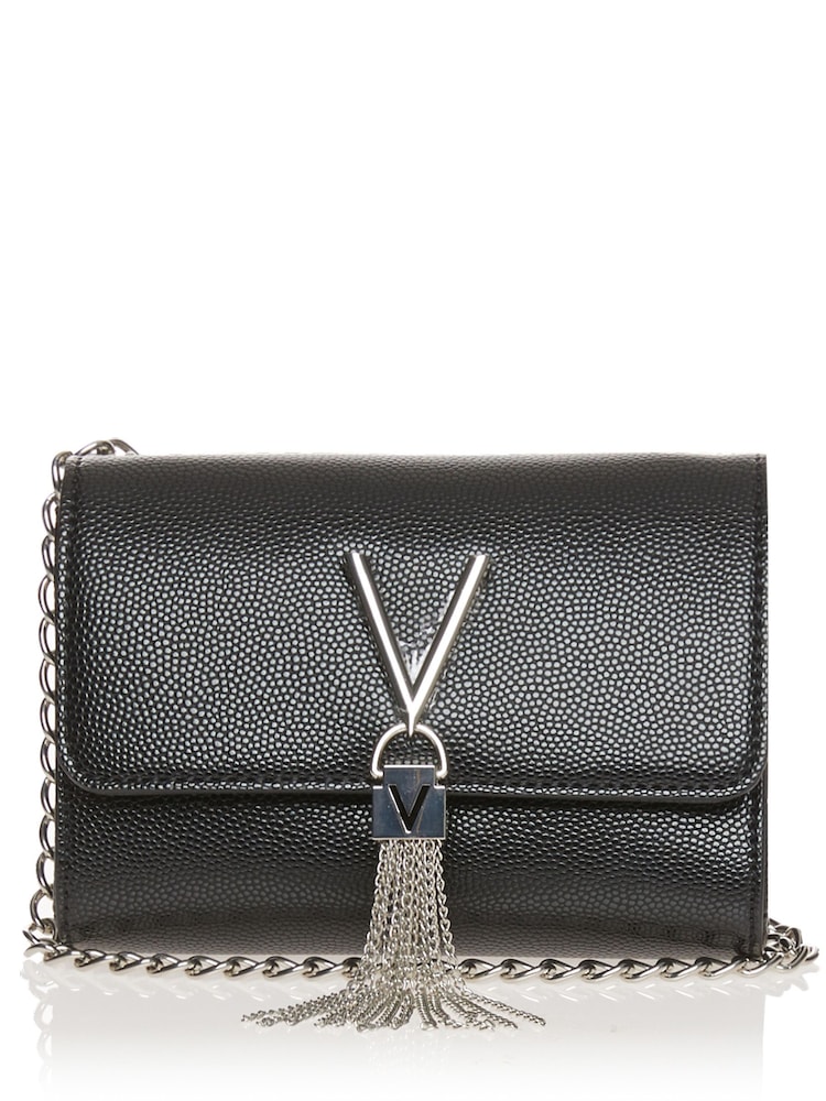 Черный - Valentino Bags сумка с длинным ремешком и кисточками Divina - Image 1 of 8