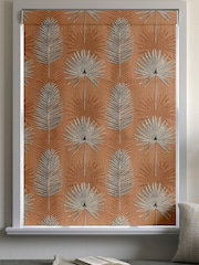 Terracotta Orange Sellus Made To Measure Roman 100% Cotton Blinds - Image 5 of 6
