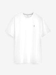 Black/Burgundy/White Stag Marl T-Shirts 3 Pack - Image 10 of 12