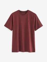 Black/Burgundy/White Stag Marl T-Shirts 3 Pack - Image 8 of 12
