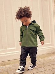 Khaki Green Overshirt with Hood (3mths-7yrs) - Image 2 of 7