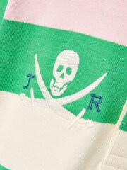 Joules Boys' Tournament Green Rugby Jersey Polo Shirt - Image 5 of 6