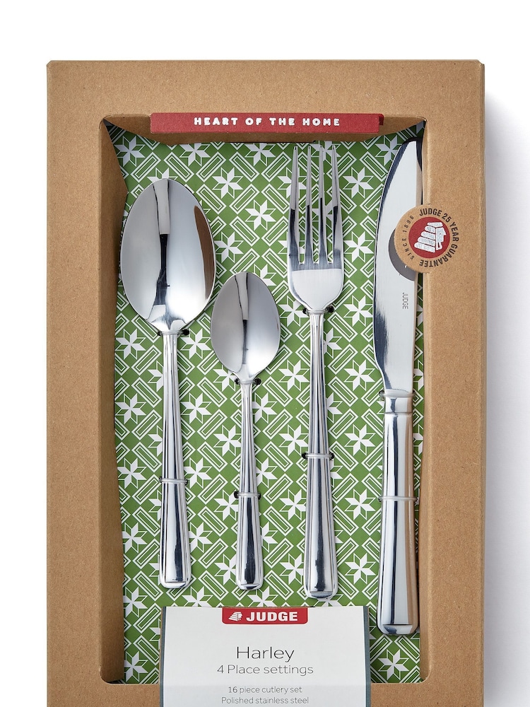 Judge Chrome Harley 16 Piece Cutlery Set - Image 1 of 3