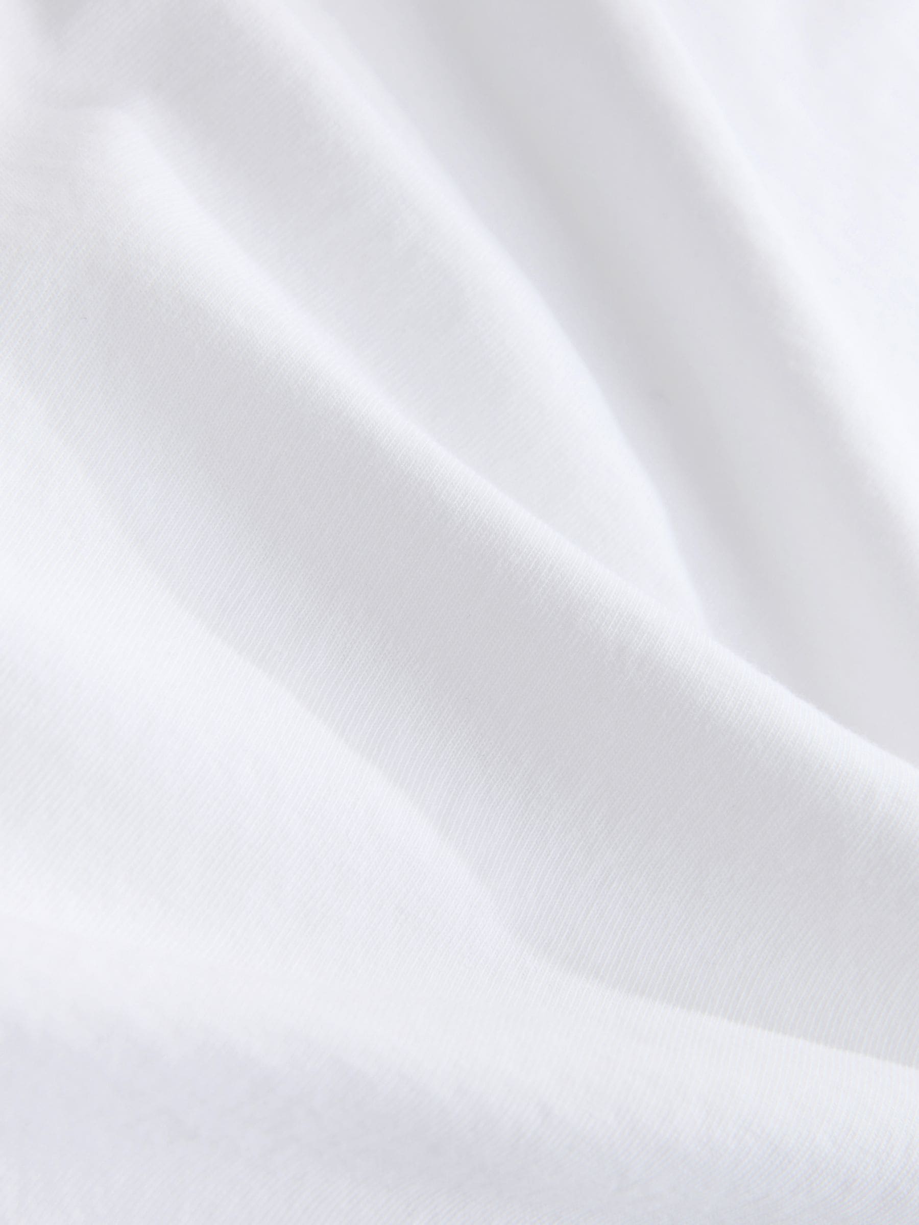 Buy White Relaxed Fit Essential Crew Neck Cotton T-Shirt from Next