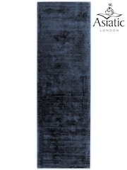 Asiatic Rugs Blue Navy Blade Hand Woven Runner Runner - Image 6 of 8